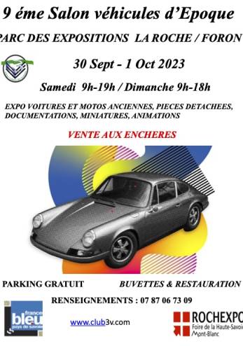 Salon véhicules anciens :: 30 septembre - 01 octobre 2023 :: Agenda :: ActuMoto.ch
