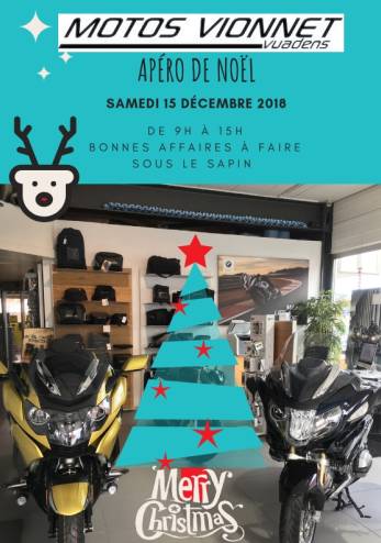 Apéro de Noël - Motos Vionnet :: 15 décembre 2018 :: Agenda :: ActuMoto.ch