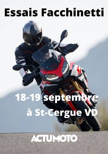 Journées d'essais BMW Motorrad :: 18-19 septembre 2021 :: Agenda :: ActuMoto.ch
