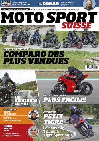 Moto Sport Suisse 1-2/2022 :: 16-19 février 2022 :: Agenda :: ActuMoto.ch