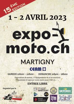 Expo-Moto à Martigny :: 01-02 avril 2023 :: Agenda :: ActuMoto.ch