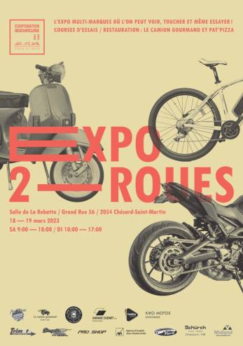 Expo 2-Roues à Chézard St-Martin :: 18-19 mars 2023 :: Agenda :: ActuMoto.ch