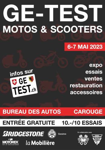 GE-Test 2023 :: 06-07 mai 2023 :: Agenda :: ActuMoto.ch
