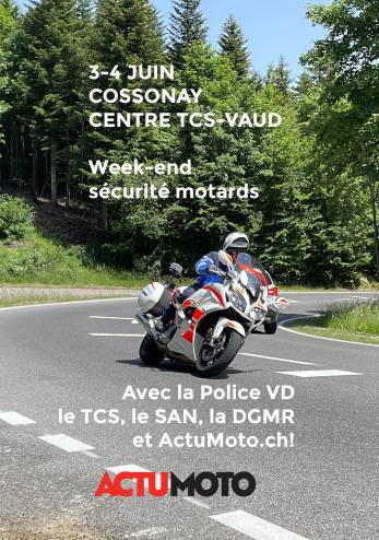 Week-end de prévention à Cossonay :: 03-04 juin 2023 :: Agenda :: ActuMoto.ch