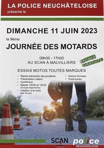Journée prévention motards NE :: 11 juin 2023 :: Agenda :: ActuMoto.ch