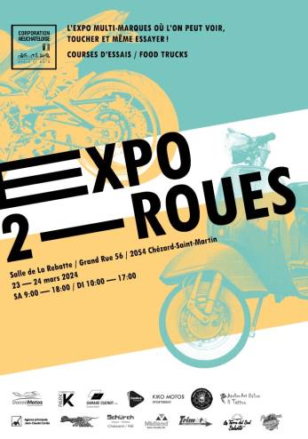Expo 2 Roues neuchâteloise :: 23-24 mars 2024 :: Agenda :: ActuMoto.ch