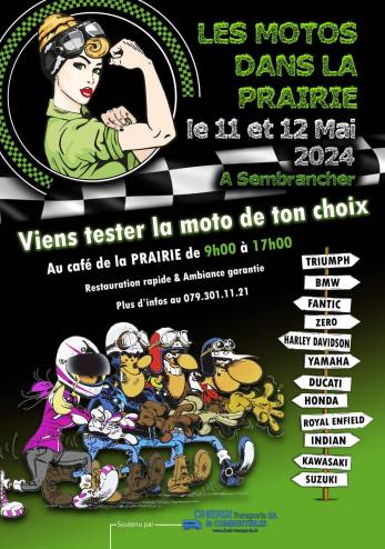 Les Motos dans la Prairie :: 11-12 mai 2024 :: Agenda :: ActuMoto.ch