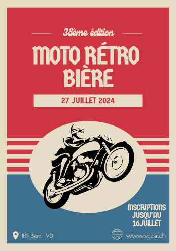 Moto Rétro Bière :: 27 juillet 2024 :: Agenda :: ActuMoto.ch