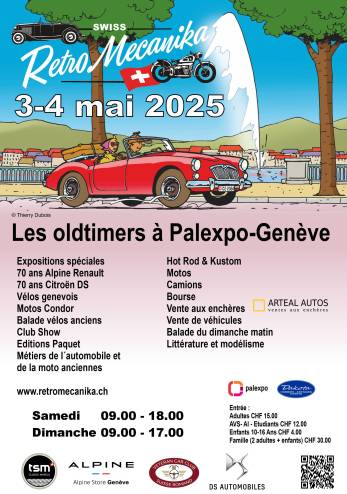 Swiss Retro Mecanika à Palexpo :: 03-04 mai 2025 :: Agenda :: ActuMoto.ch