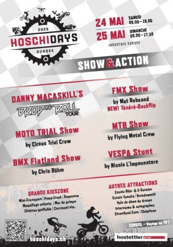Hoschi Days à Sursee (LU) :: 24-25 mai 2025 :: Agenda :: ActuMoto.ch