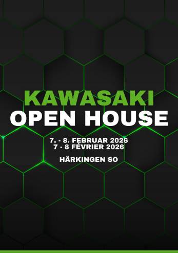 Open House Kawasaki Suisse :: 07-08 février 2026 :: Agenda :: ActuMoto.ch