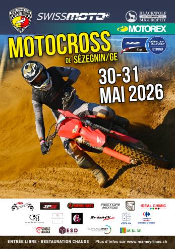 MX suisse à Sézegnin (GE) :: 30-31 mai 2026 :: Agenda :: ActuMoto.ch