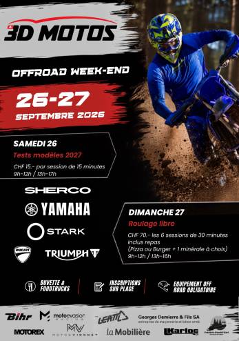Week-end Offroad de 3D Motos :: Agenda :: ActuMoto.ch